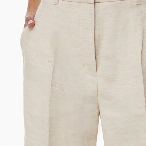 Aritzia effortless pants, size 6 (tall) linen - Picture 3 of 5